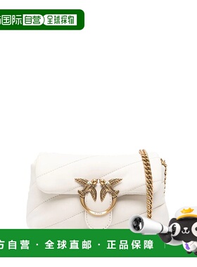香港直邮PINKO 女士斜挎包 100040A0F2Z14Q AW2025 白色 Quilted