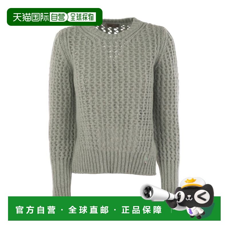 1h可退 香港直邮Herno 女士 羊驼毛羊毛纱线针织衫 MG00020DR7103