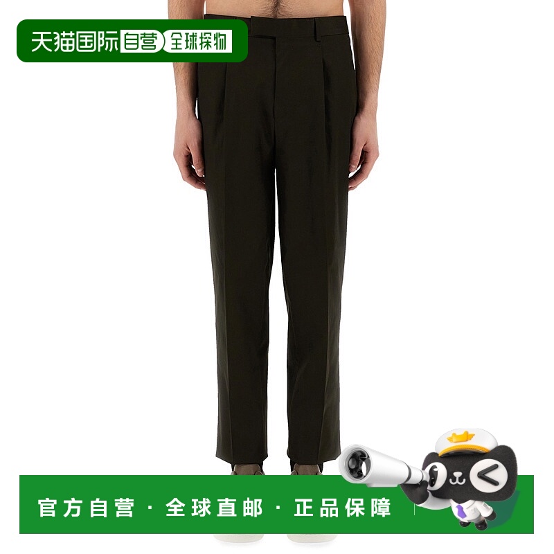 香港直邮zegna 杰尼亚 男士 打褶长裤 915F21A977PM12202
