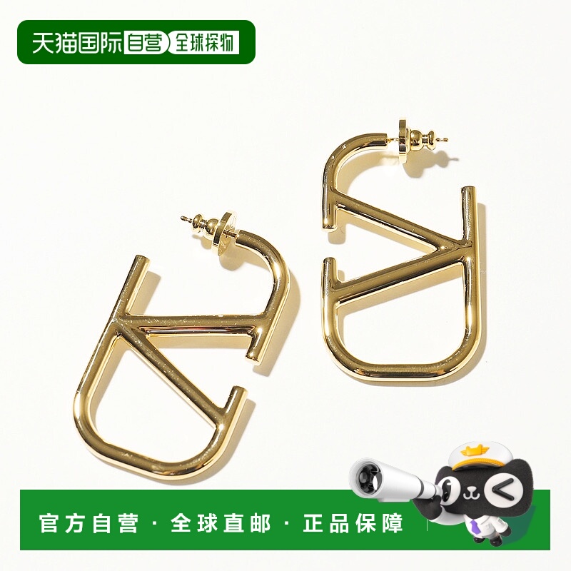 日本直邮VALENTINO 华伦天奴 耳环 5W2J0F96MET 女士 V 标志配饰