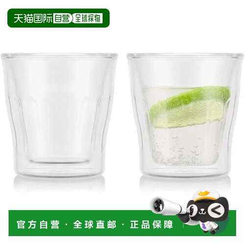 【日本直邮】BODUM双层玻璃杯90ml 2只装 12414-10J