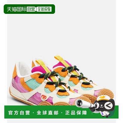 1h可退 香港直邮valentino 华伦天奴 女士 Amphibia 皮革边运动鞋