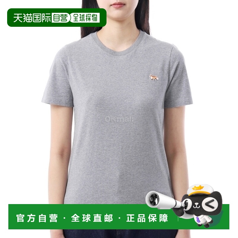 韩国直邮MAISON KITSUNE BABY FOX 补丁常规 T 恤 (MW00110KJ0008