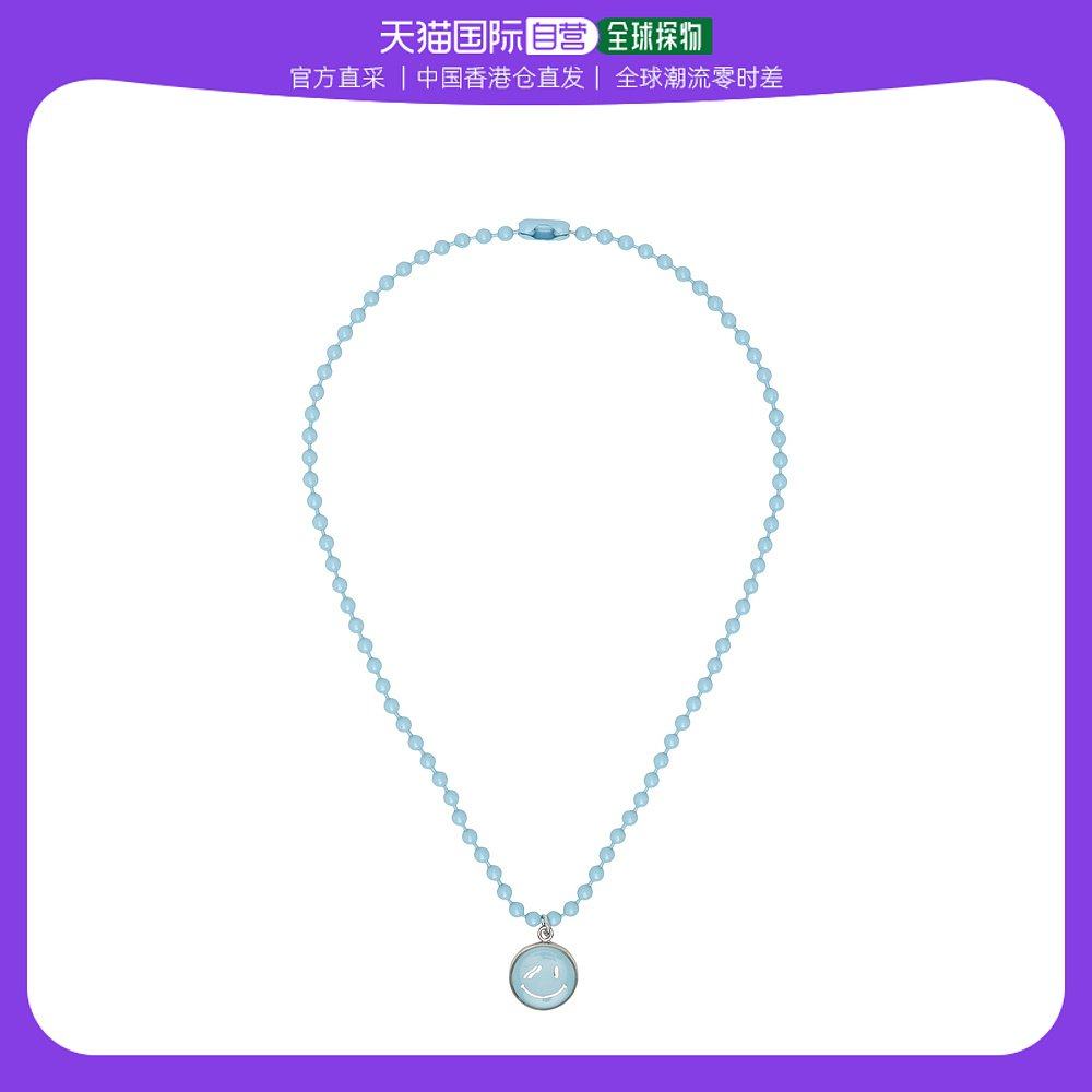 香港直邮潮奢 we11done 女士蓝色 smiley 项链