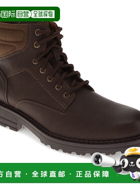 自营Dockers男式Telford Stain Defender加固靴-深棕色 美国奥莱