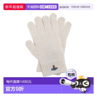 1h可退 香港直邮Vivienne Westwood 毛绒手套 8202003BK006A