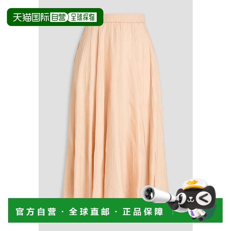 1h可退 香港直邮JOSEPH 约瑟夫 女士 Sully 褶皱真丝电力纺中长半