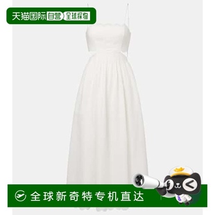 齿纹亚麻中长连衣裙 1h可退 香港直邮ZIMMERMANN 女士 Rhiannon
