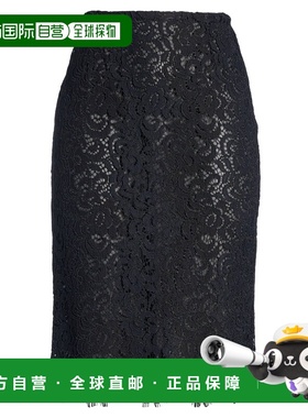 香港直邮Blumarine 蓝色情人 女士 中长半身裙 black黑色 舒适时