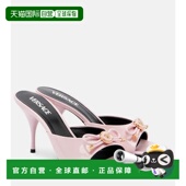 香港直邮潮奢 Opera versace 1h可退 范思哲 女士 漆皮凉拖