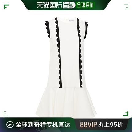 香港直邮潮奢 Red Valentino 红 华伦天奴 女士 two-tone 齿纹绉