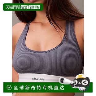 香港直邮CALVIN 女士文胸 1h可退 KLEIN 蓝 LV00QF8018FCG SS2025