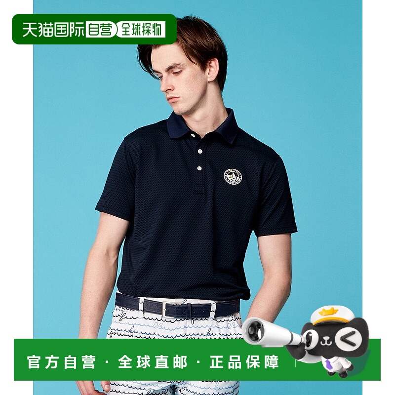 日本直邮23区 聚酯足球半袖POLO衫 凉感素材亲肤佳