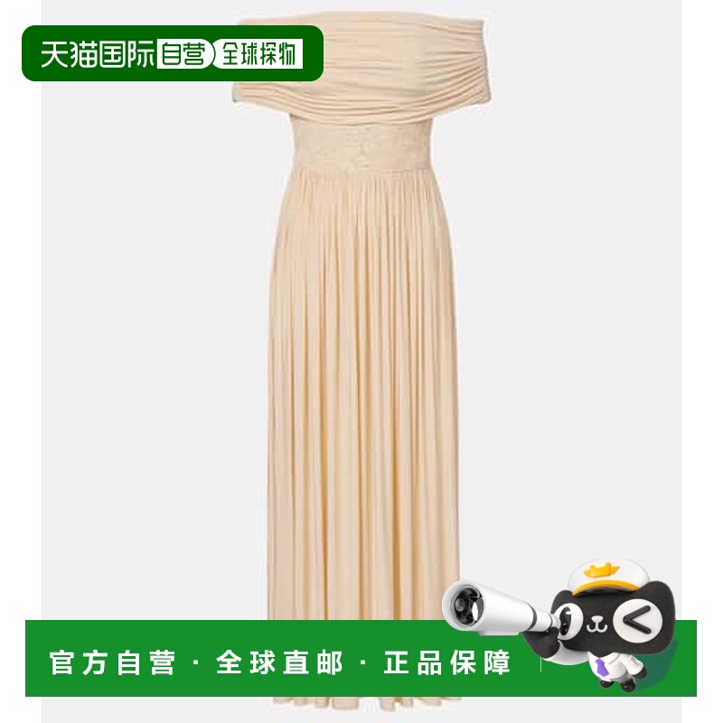 香港直邮潮奢 ZIMMERMANN 女士 Rebellion 露肩针织长款连衣裙