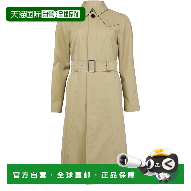 1h可退 香港直邮Burberry 巴宝莉 女士 华达呢风衣 beige米色 舒