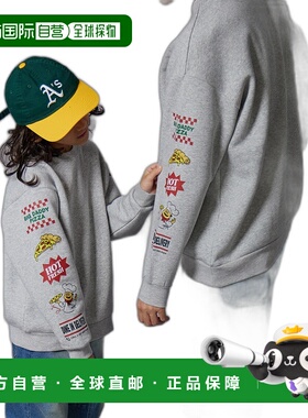 1h可退 日本直邮PAIRMANON STREET 男士加绒印花卫衣 250104