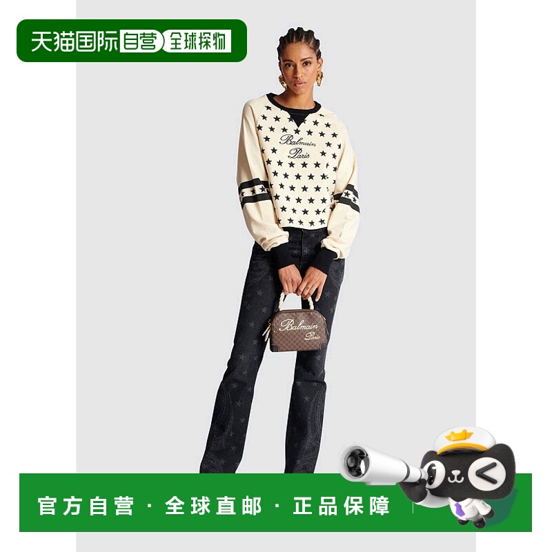 1h可退 香港直邮BALMAIN 女士针织毛衣 CF1JO066GD27GOT SS2024