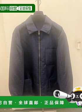 香港直邮GIVENCHY 男士衬衫 BM30HD15U9401 SS2025 蓝色 Overshir