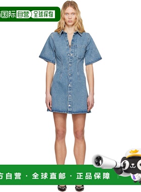 1h可退 香港直邮潮奢 Ami Paris 女士 蓝色 Cotton Short Sleeve