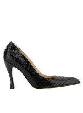 LOEWE 女士高跟鞋 L814S01X912165 AW2023 黑色 细高跟高跟鞋