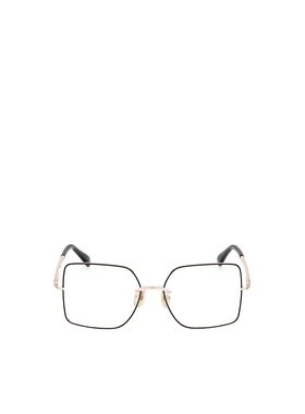 MAX MARA 女士眼镜 MM5098H028 SS2024 白色 徽标平光镜