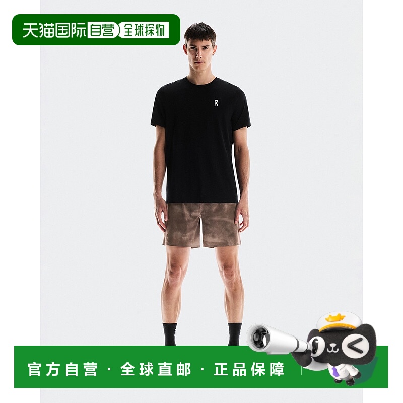 日本直邮On 7英寸高性能印花短裤 男士跑步运动速干短裤