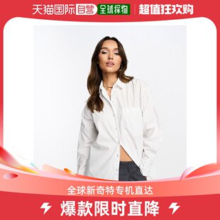 女士设计牛津衬衫 白色 ASOS 香港直邮潮奢