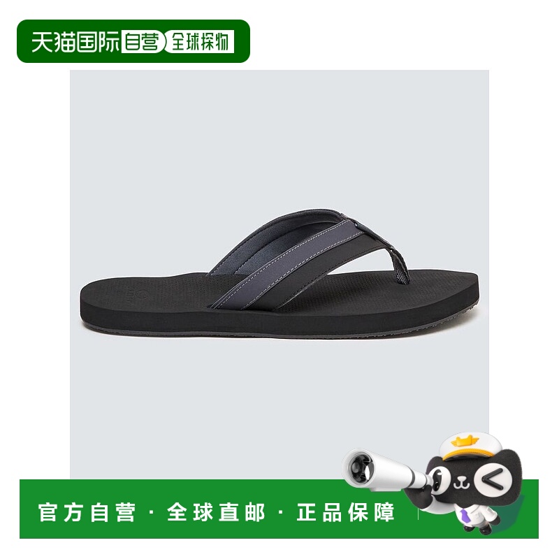 1h可退 日本直邮OAKLEY 男女同款宽带logo沙滩拖鞋 FOF1004199AD