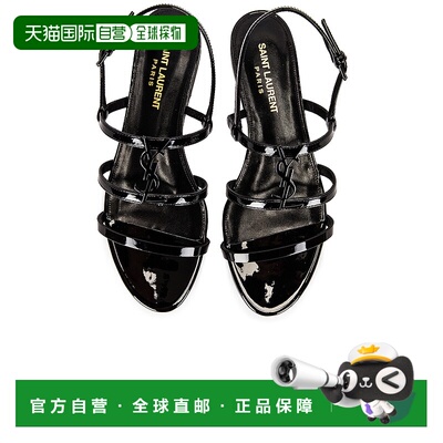 1h可退 香港直邮Saint Laurent 圣罗兰 女士 CASSANDRA黑色字母标