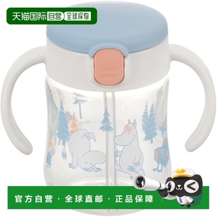Richell 200ml 件 试饮吸管杯 Baby Moomin 日本直邮