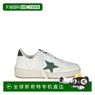 2皮革層壓運(yùn)動鞋 自營 gooseBallstar 白色 golden 美國奧萊直發(fā)