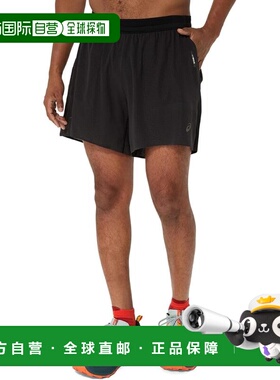 【日本直邮】亚瑟士 运动短裤 2011D268 黑色