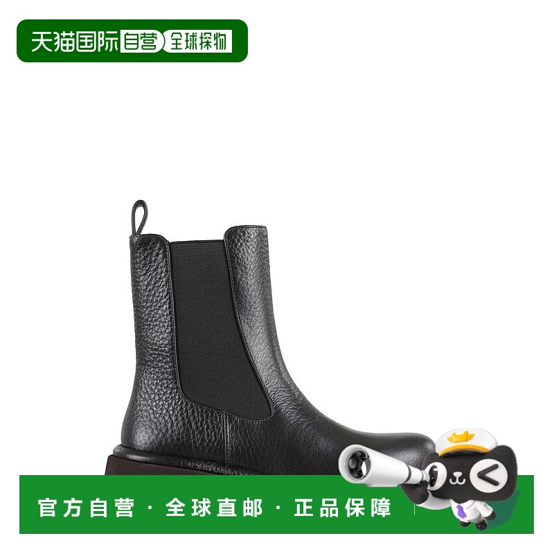 自营paloma barceloHammered Leather Ankle Boots 美国奥莱直发