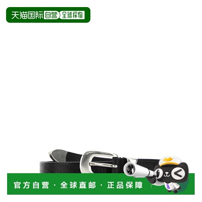 香港直邮OUR LEGACY 男士腰带 A2208BBLABLACK CO 黑色 LEATHER B