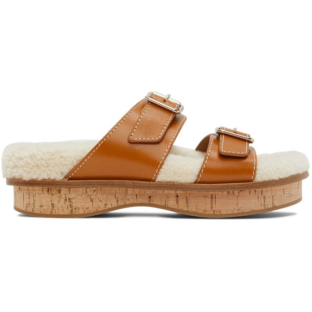 潮奢 Chloe 蔻依 女士 黄褐色 Marah 凉鞋 CHC22A679AK