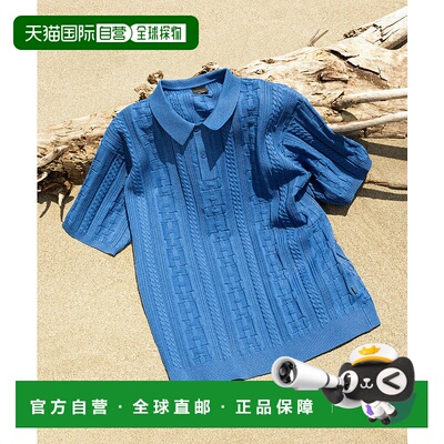 1h可退 日本直邮HUF 男女同款短袖针织POLO衫 25M_KN80156新款
