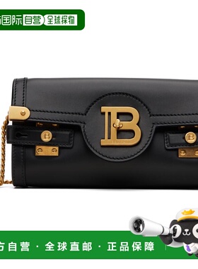 1h可退 香港直邮潮奢 Balmain 巴尔曼 女士 黑色 B-Buzz Pouch 23