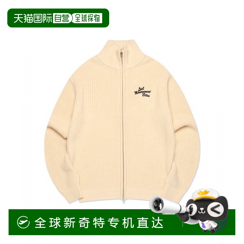 韩国直邮lmc 通用 针织衫拉链高领开衫