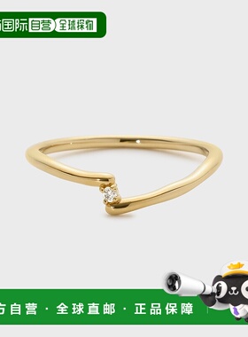 1h可退 日本直邮NOJESS 女士Plus Ring金色钻石戒指(0.01ct) 3024