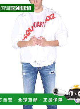 香港直邮DSQUARED2 男士夹克 S71AN0361S53730100 白色 logo印花