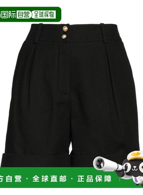 1h可退 香港直邮Balmain 巴尔曼 女士 短裤 black黑色 舒适时尚