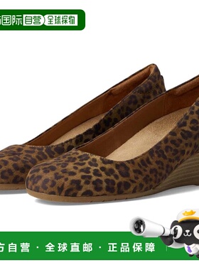 自营Dr. Scholl's Be Flex J2972F3202 Pump Leopard Wedge Heel
