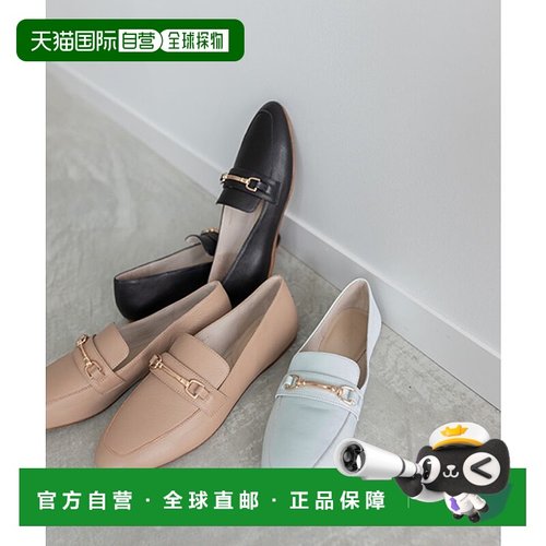 日本直邮RANDA 全皮革双扣乐福鞋 单鞋皮鞋 黑色RA041BW016493