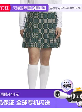 日本直邮adidas 传统全时尚百褶裙 [JWK03-JM2980] 高尔夫裙