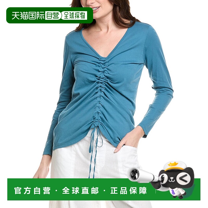 自营 XCVI Yael上衣-蓝色 美国奥莱直发新款