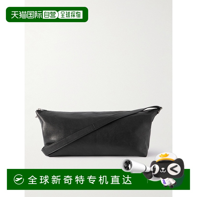 1h可退 香港直邮潮奢 Saint Laurent 圣罗兰 男士 全粒面皮革邮差