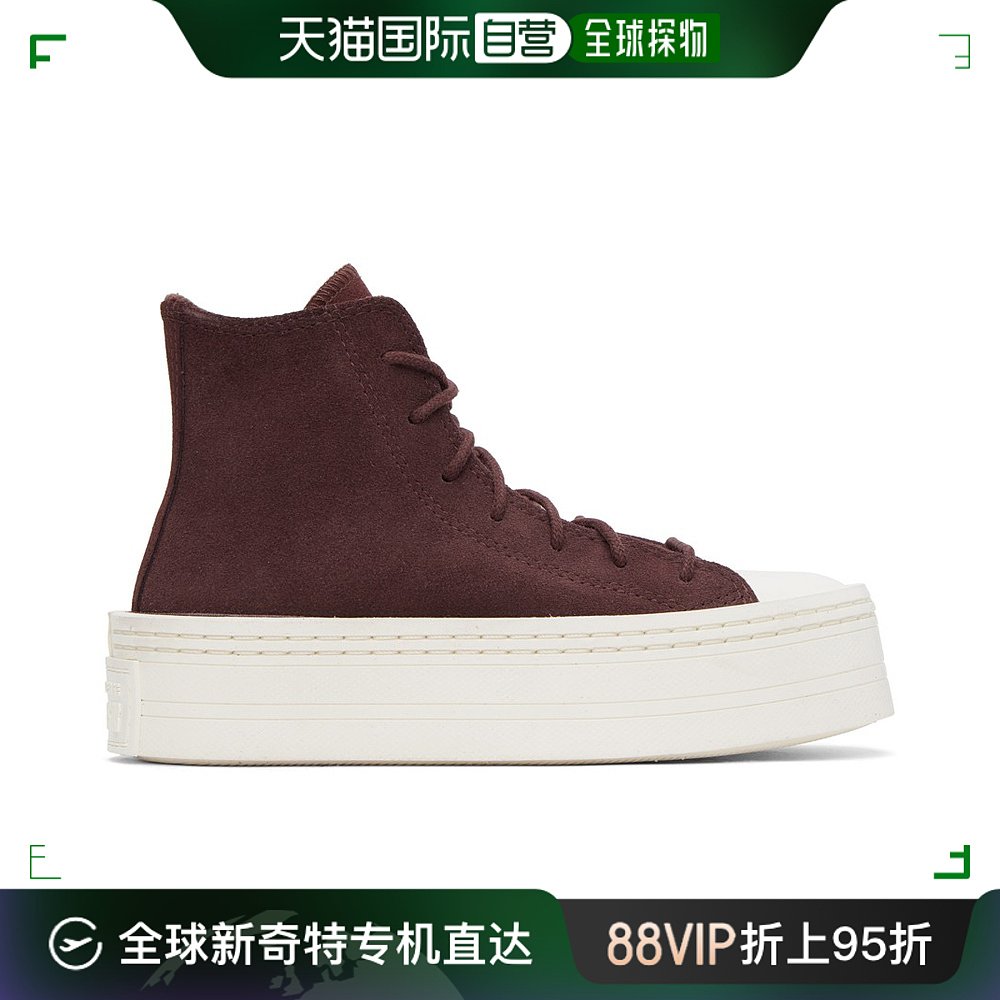 香港直邮潮奢 converse 匡威 女士 酒红色 chuck taylor all star