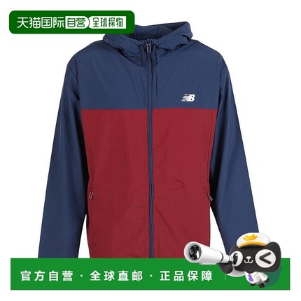 日本直邮New Balance 男士运动梭织夹克 MJ41506NNY外套拉链