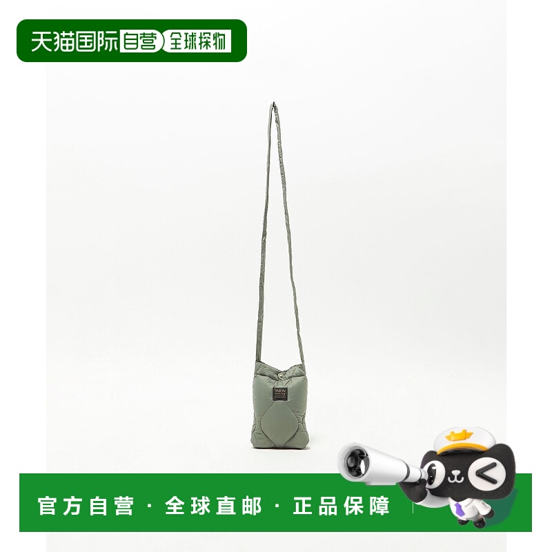 1h可退 日本直邮TAION 男装 羽绒风格迷你斜挎包 半软壳设计 轻便