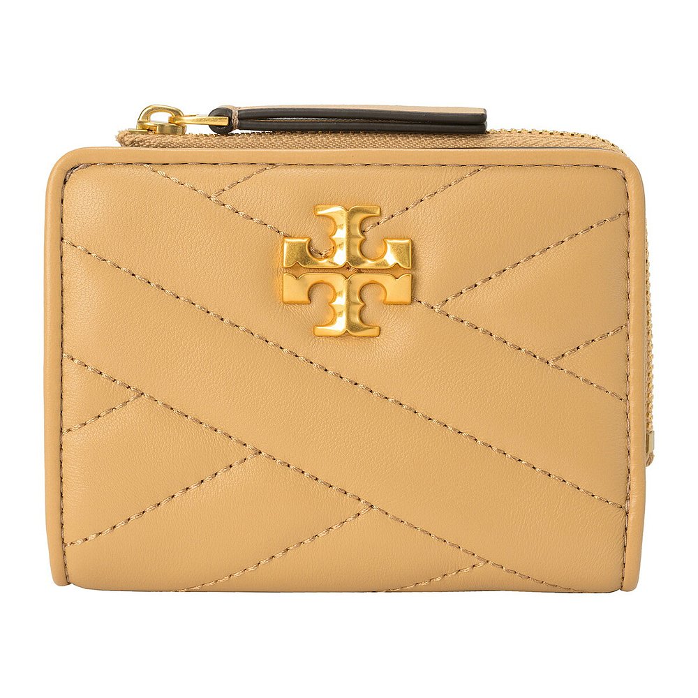 日本直邮Tory Burch 双折钱包 Kira 153121 250 女式米色